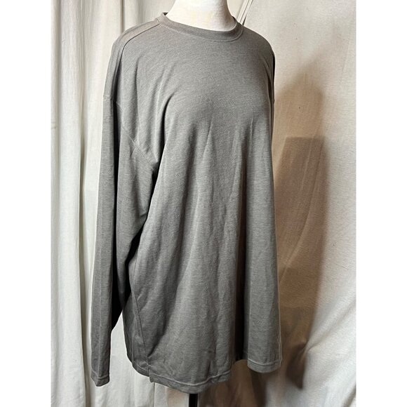 Michael Brandon Men's XXLT Style Buck121513 Nubuck: Greenish-Gray Long-Sleeve Sh - Picture 6 of 11